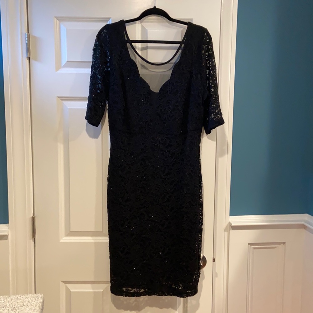 Black Shimmer Dress